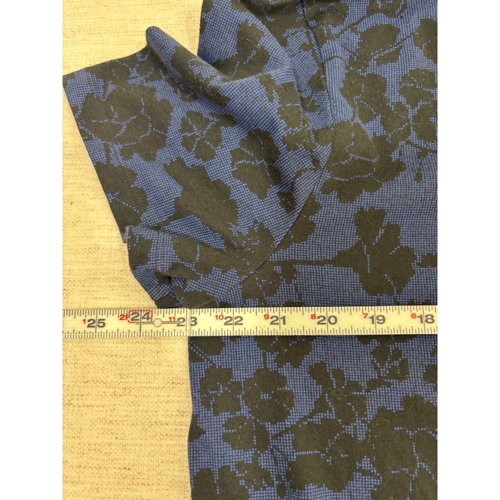 Marc Anthony Polo Shirt Mens XL Blue Excellent Floral Slim Fit Short Sleeve 0004 - Picture 6 of 6